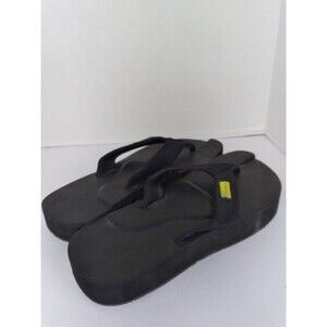 The Healing Sole Orthopedic Flip Flops Sandals Black‎ size Women 12